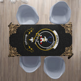 Sempill (or Semple) Crest Tablecloth - Black Style